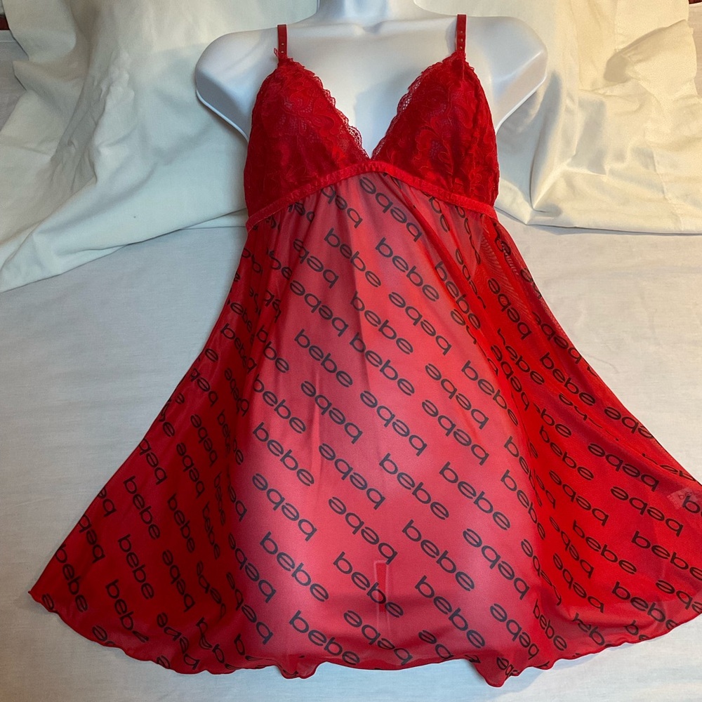 Bebe Scarlet Lace Chemise